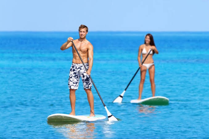 Paddleboard — All-around stand-up paddleboard (SUP) at Lake Wakatipu